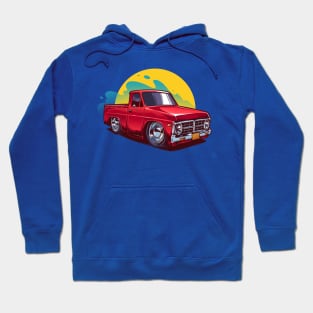 Oldschool Red Truck Hoodie